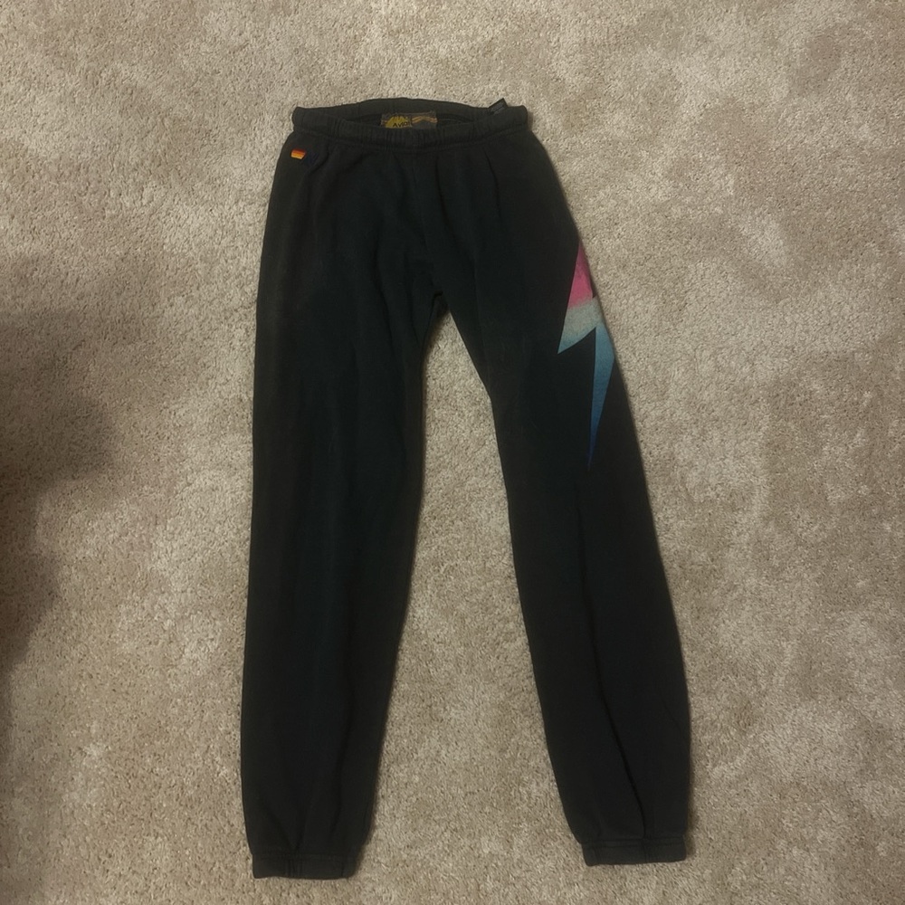 Charcoal Aviator Nation Bolt Sweatpants